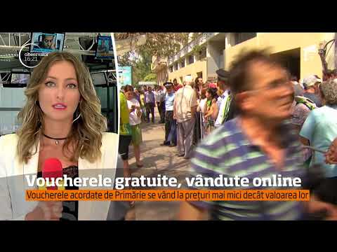 Voucherele acordate de Primăria Capitalei se vând pe internet