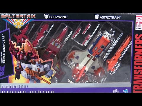 Transformers Platinum Edition Triple Changers: Astro Train and Blitzwing