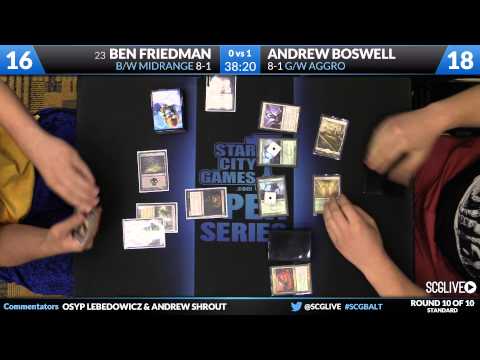 SCGBALT - Standard - Round 10 - Ben Friedman vs Andrew Boswell [Magic: the Gathering]