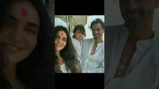 Arjun Rampal With Girlfriend Gabriella & son Arik | #arjunrampal #gabriellademetriades #shorts