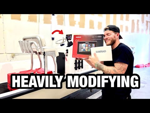 PROJECT SKIFF : INSTALLING FLUSH MOUNTED SIMRAD GO9 XSE (on a budget)