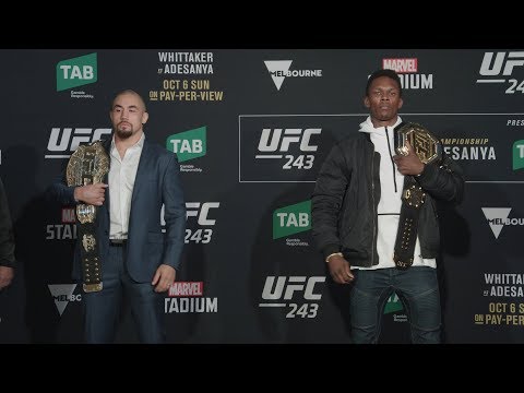 Le face à face de l'UFC 243