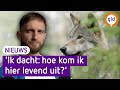 Berkay staat oog in oog met drie wolven en moet vluchten