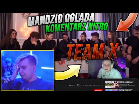 MANDZIO OGLĄDA KOMENTARZ NITRO O TEAM X | MANDZIO SHOTY Z LIVE