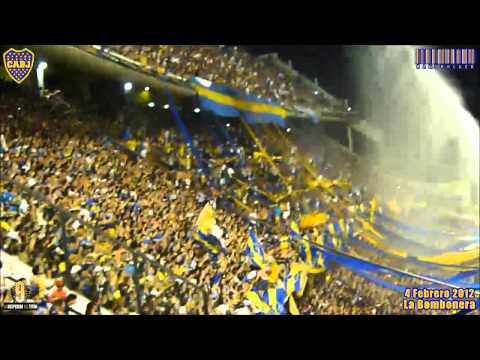 "LA 12 EN LA DESPEDIDA DEL TITAN Â· LA BOMBONERA Â· 4 FEBRERO 2012" Barra: La 12 • Club: Boca Juniors • País: Argentina