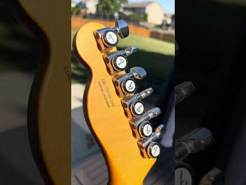 Fender American Ultra II Telecaster®, Ebony Fingerboard, Texas Tea 2025 - Texas Tea image 5