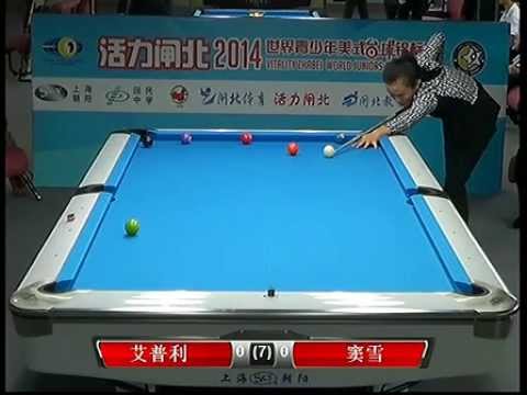 2014 Juniors 9-Ball World Championship - April Larson vs DOU Xue 竇雪