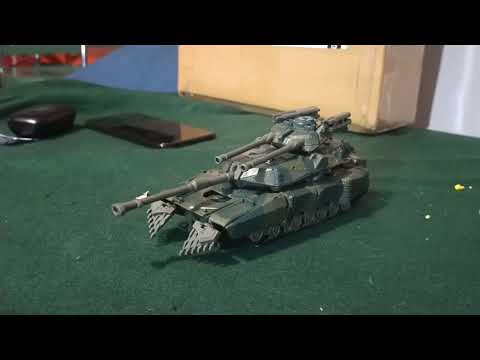 Attack on titan vs transformers stop motion test.