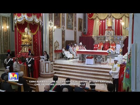 Concelebrazione Eucaristica  e consegna delle chiavi della Città a Sant'Erasmo 2 06 2023
