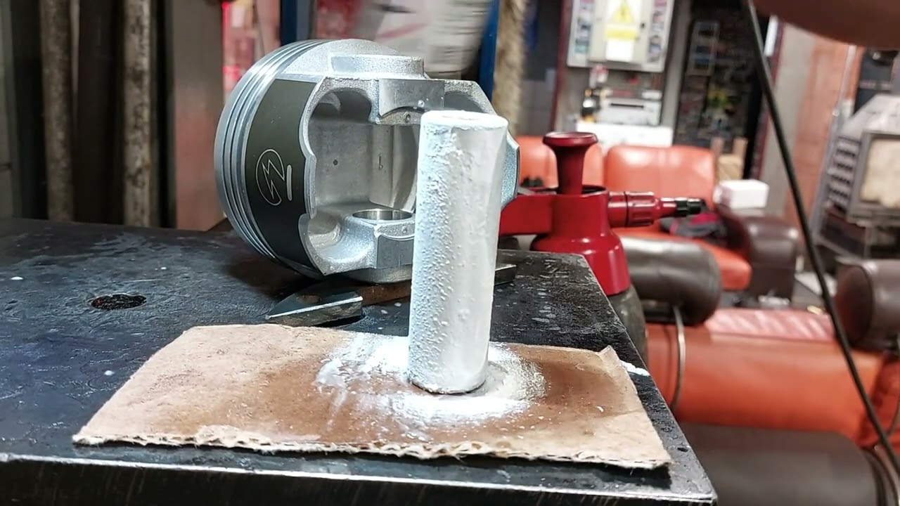 Press fit wrist pin installation