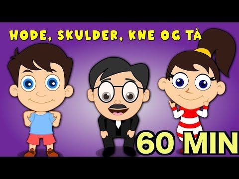 Barnesanger på norsk - Hode, skulder, kne og tå og mye mer | 60 min | 1 time spilletid
