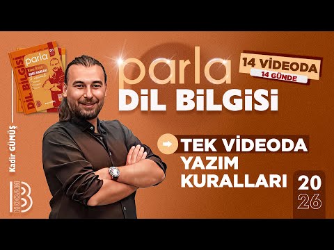 2) 14 Videoda 14 Günde Parla Dil Bilgisi Kampı - Tek Videoda Yazım Kuralları - Kadir GÜMÜŞ - 2026