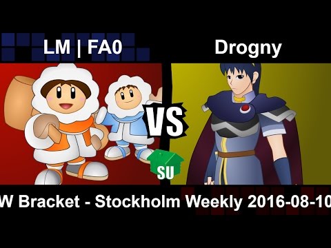 LM FA0 (Icies) vs Drogny (Marth) - Winners Bracket Stockholm Weekly 2016-08-10