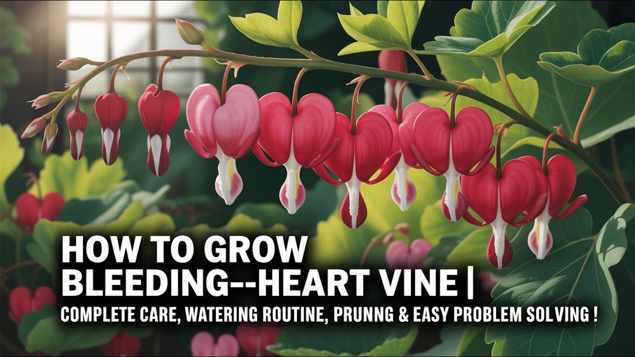 “The Hidden Romance of the Bleeding-Heart Vine — A Story Your Garden Will Never Forget”