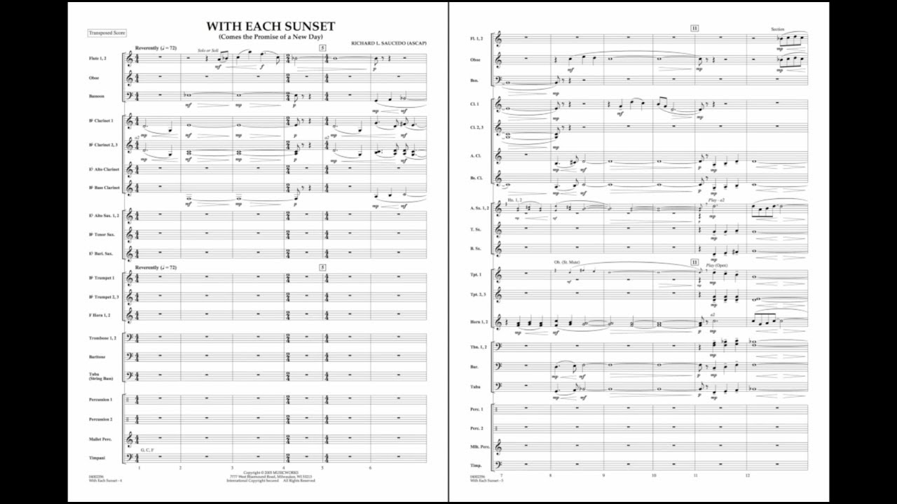 With Each Sunset (Comes the Promise of a New Day) by Richard L. Saucedo