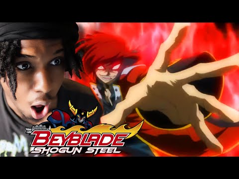RYUGA JR SAKYO VS GINGKA PUPIL ZYRO!!!! FIRST TIME WATCHING BEYBLADE SHOGUN STEEL EP 17-18 REACTION