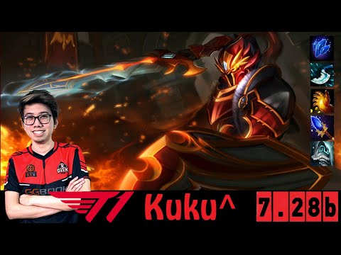 [DOTA 2] T1.Kuku^ the DRAGON KNIGHT [OFFLANE] [7.28B]
