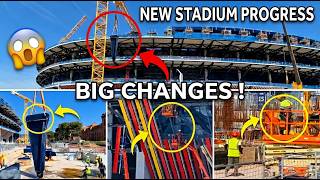 Camp Nou Construction Update(25 April 2026)|| Roof Structure Rising & Massive Pillar Lift