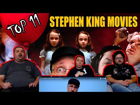 Top 11 Stephen King Movies - Nostalgia Critic @ChannelAwesome | RENEGADES REACT