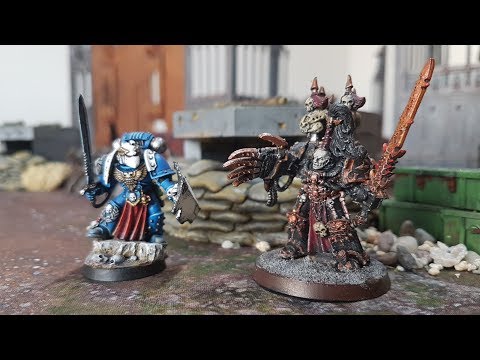 Space Marines vs Black Legion; 8th edition warhammer 40k batrep