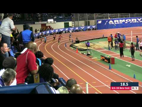 Girls 200m Prelim Heat 5 - New Balance Nationals Indoor 2014