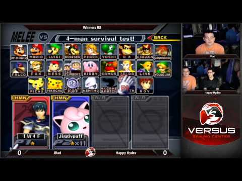05/28/15 Versus Weekly Melee - Happy Hydra (Jigglypuff) vs JRad (DK/Marth)