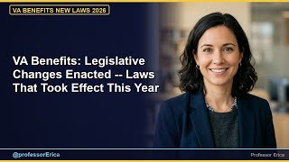 VA Benefits: Legislative Changes Enacted -- Laws That Took Effect This Year