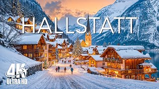 Hallstatt 4K | Fairytale Lakeside Village, Snowy Mountains & Stunning Winter Beauty