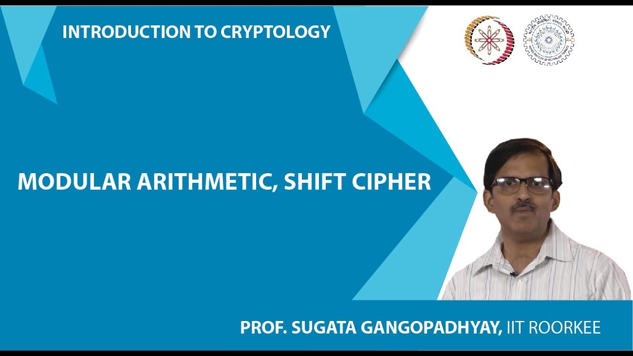 Modular arithmetic, shift cipher