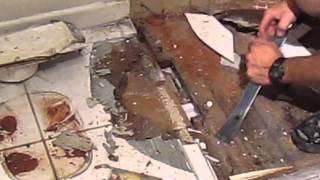 Bathroom Renovation - Installation process