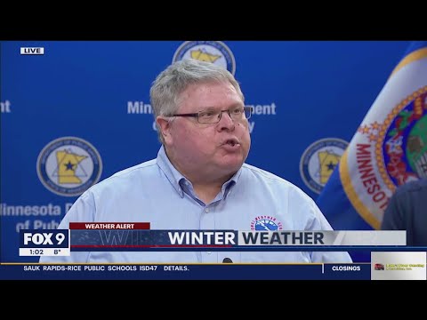 Minnesota weather: State officials provide update on winter storm preparations