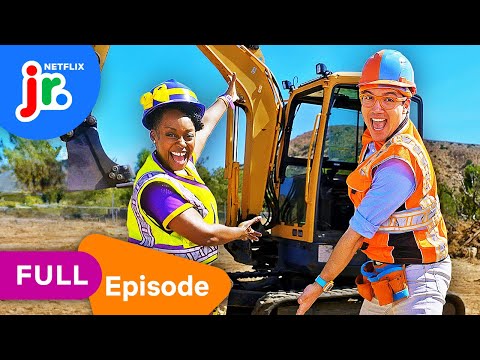 Construction Workers 🚜 FULL EPISODE | Blippi's Job Show | Netflix Jr