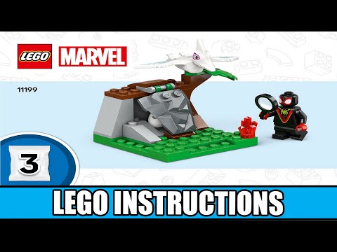 Конструктор LEGO Marvel Динозаврячий спасательный транспорт команды Паука (11199)