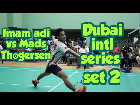 Nice angle badminton Imam Adi Kusuma [INA] VS Mads Thøgersen [DEN] SET 2