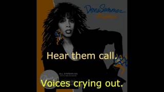 Donna Summer - Voices Cryin&#39; Out LYRICS SHM &quot;All Systems Go&quot; 1987