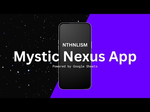 Mystic Nexus App: All-in-One Divination Toolkit with Tarot, Lenormand, & More (Google Sheets)
