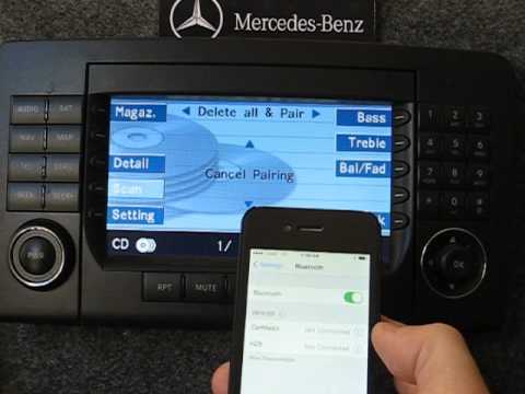 Pairing Phone with mCAR for Mercedes Benz