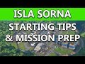 Jurassic World Evolution | Isla Sorna Starting Tutorial | How to prepare for missions & stuff