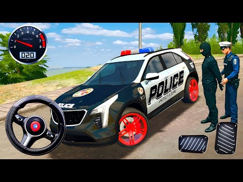 Realistic Police Car Driving – Cadillac SUV Patrol in 3D City! (Android Gameplay)