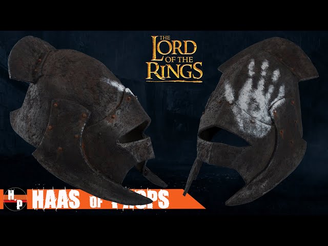 Vídeo relacionado con HOMYZ Uruk Hai Orc - Casco de caballero medieval enanos antiguo Uruk-Hai - Casco de fantasía del Señor de los Anillos LARP Prop