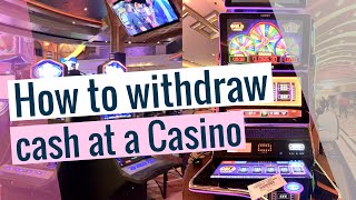 How to withdraw money at a Las Vegas casino using 