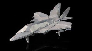 Download lagu Venture Alpha (How To Fold A SUPER Realistic Fighter Jet!) Origami Fighter Jet Tutorial! mp3