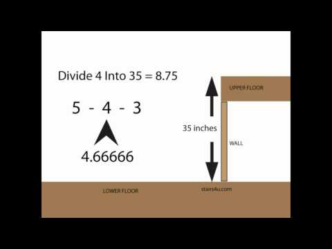 How To Calculate Stairway Risers - Stair Construction And Design