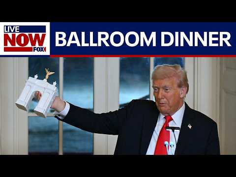 Video | President Trump hosts ballroom dinner at White House