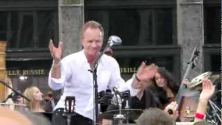 Sting performs Englishman In New York live in NYC