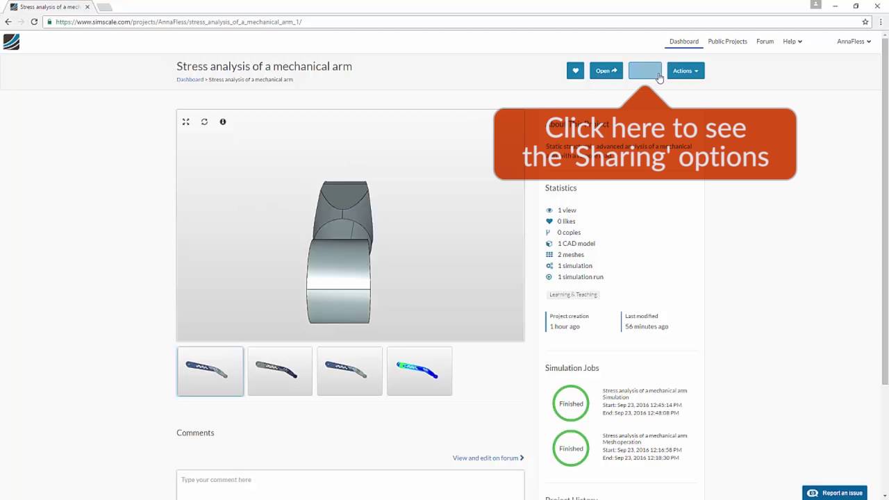 Sharing & Collaborating Options for Teams in SimScale