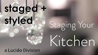 Staging Your Home to Sell || Amanda Essey talks tips for staging your kitchen