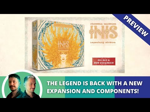 Inis Big Box: Prototype Review. The legend is back with a new expansion and components!