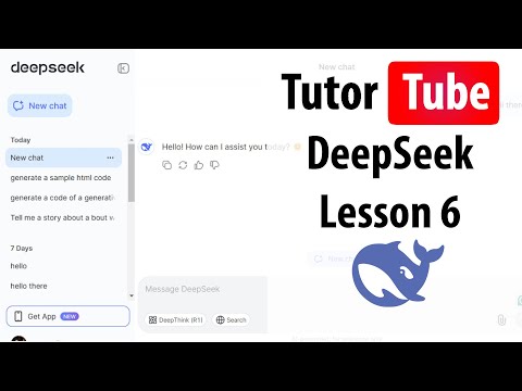 DeepSeek Lesson 1 Accessing Deepseek