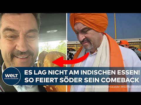 MARKUS SÖDER: Bayerischer Food-Influencer feiert Comeback mit Leberkässemmel! Söder isst wieder